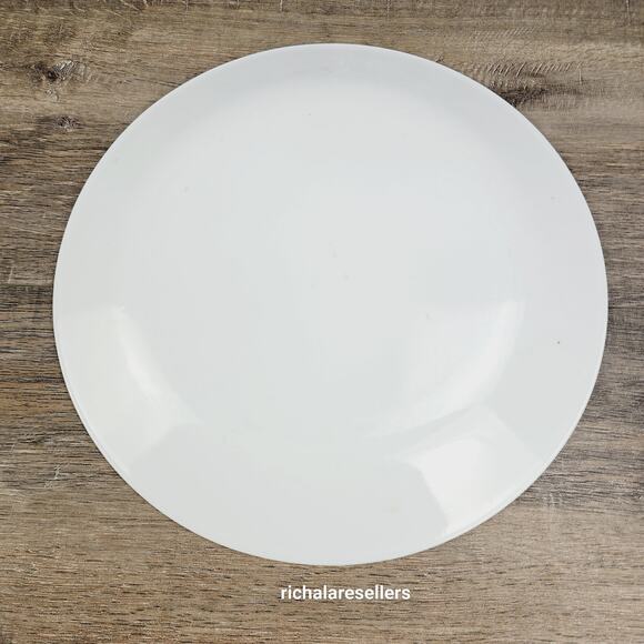 Corelle Solitary Silver Rose 10 1/4 " Dinner Plates Lot of 2 Corning Vintage - Picture 3 of 5